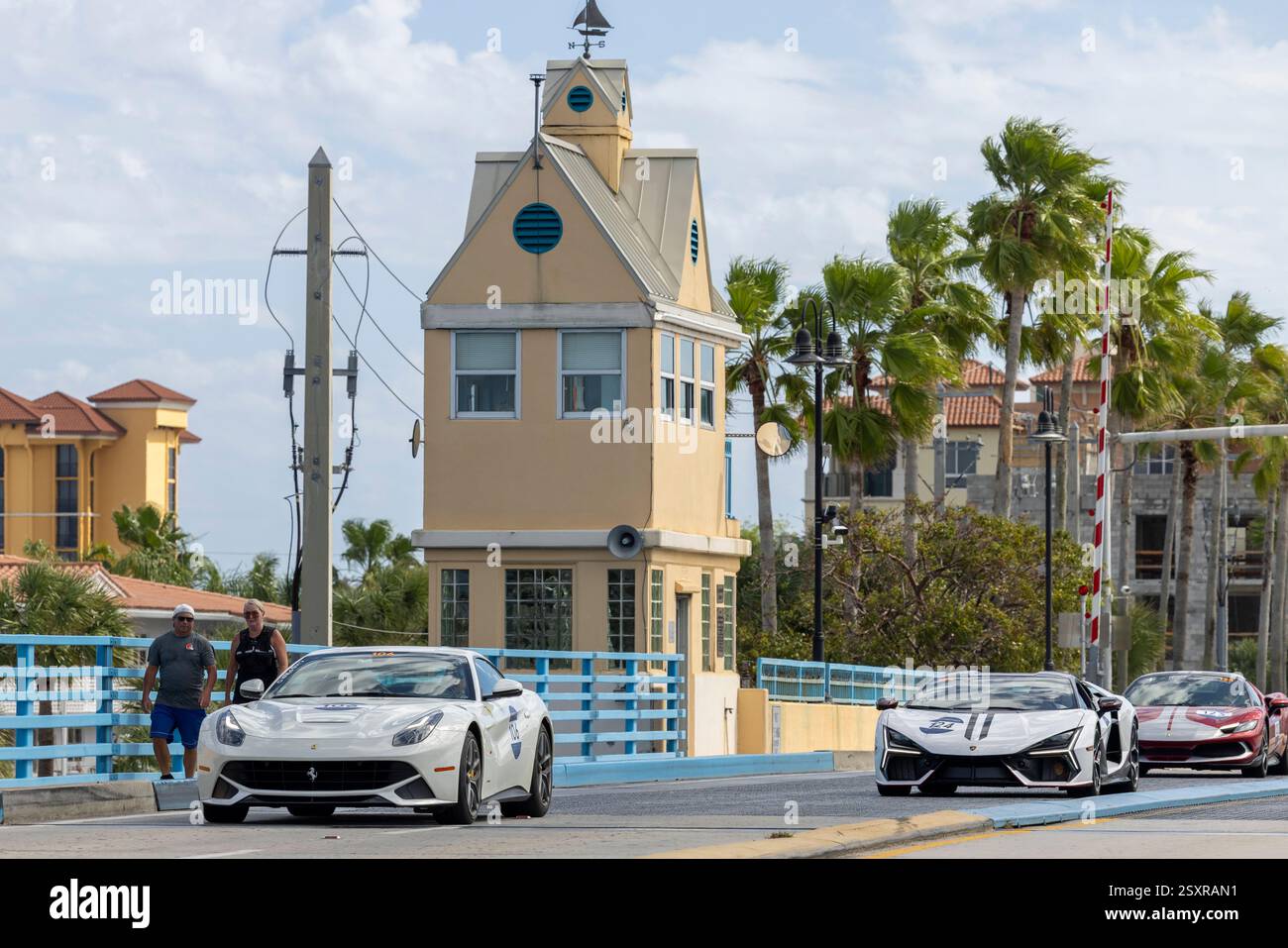 A Ferrari 12Cilindri takes part in the 1000 Miglia Experience USA ...