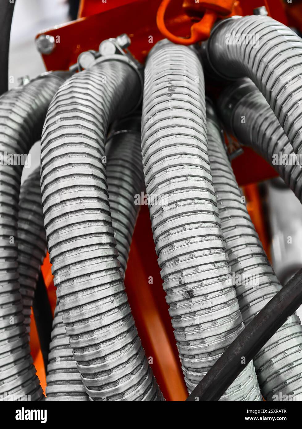 Machine Hose Management Hydraulic connectors and hoses are expertly designed for functionality ...