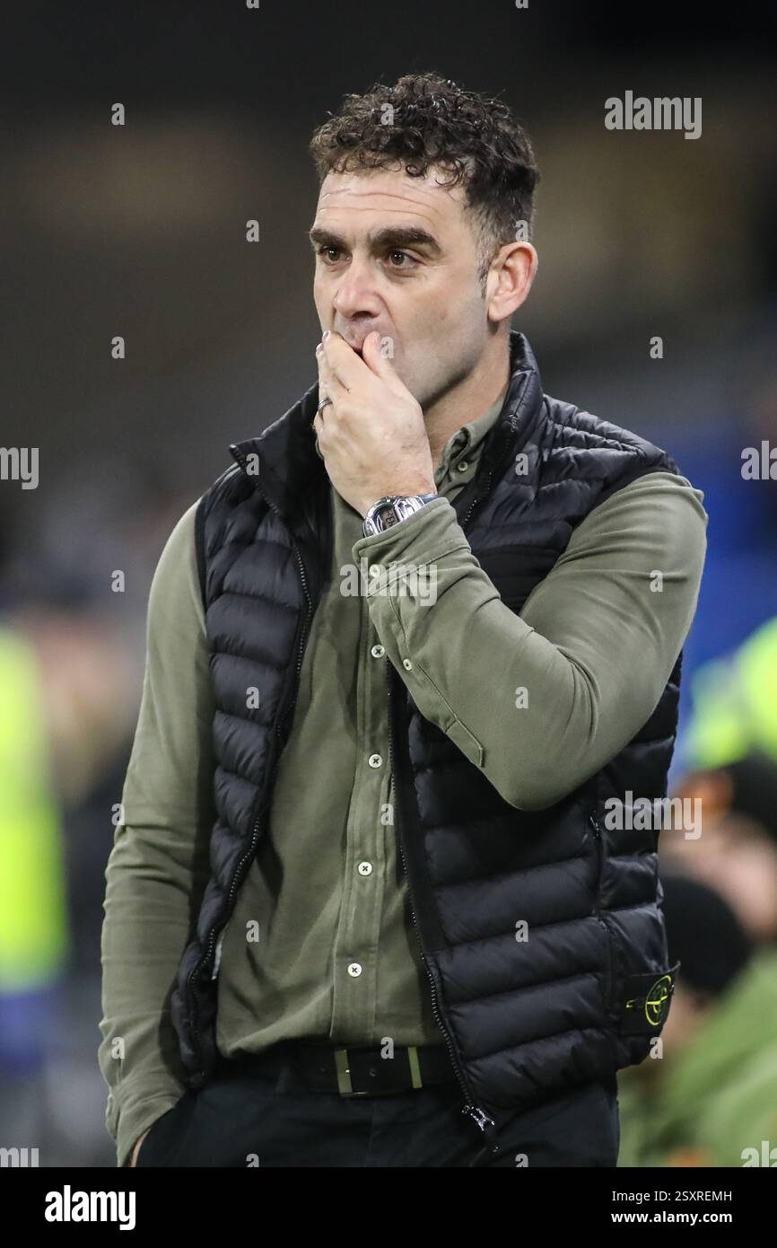 Cardiff City Manager Omer Riza during the Sky Bet Championship match ...