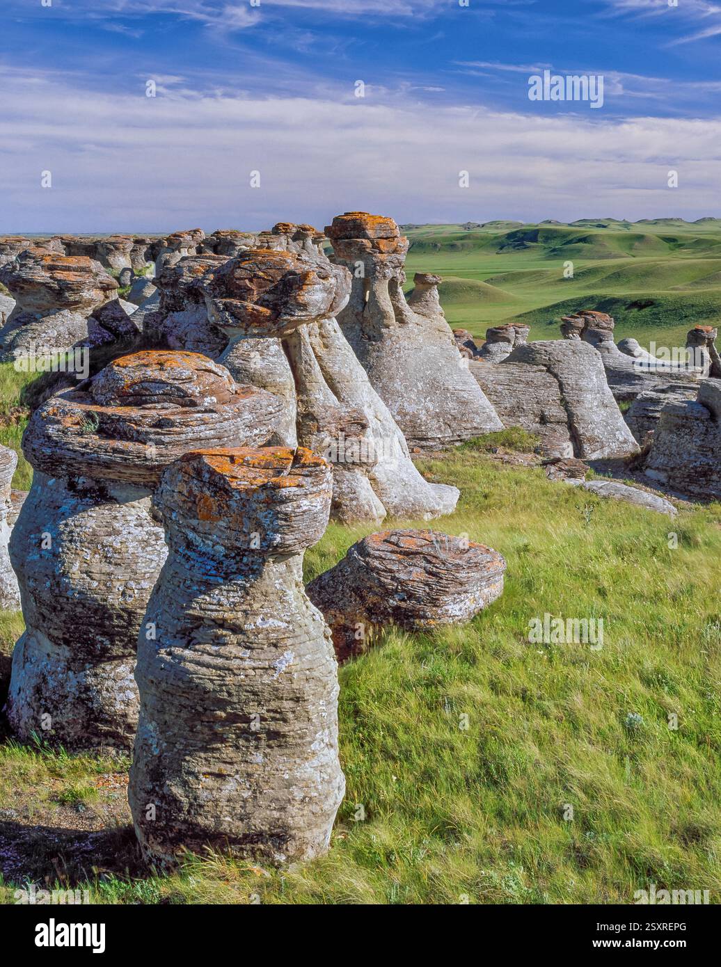 jerusalem rocks and prairie hills near sweetgrass, montana Stock Photo ...