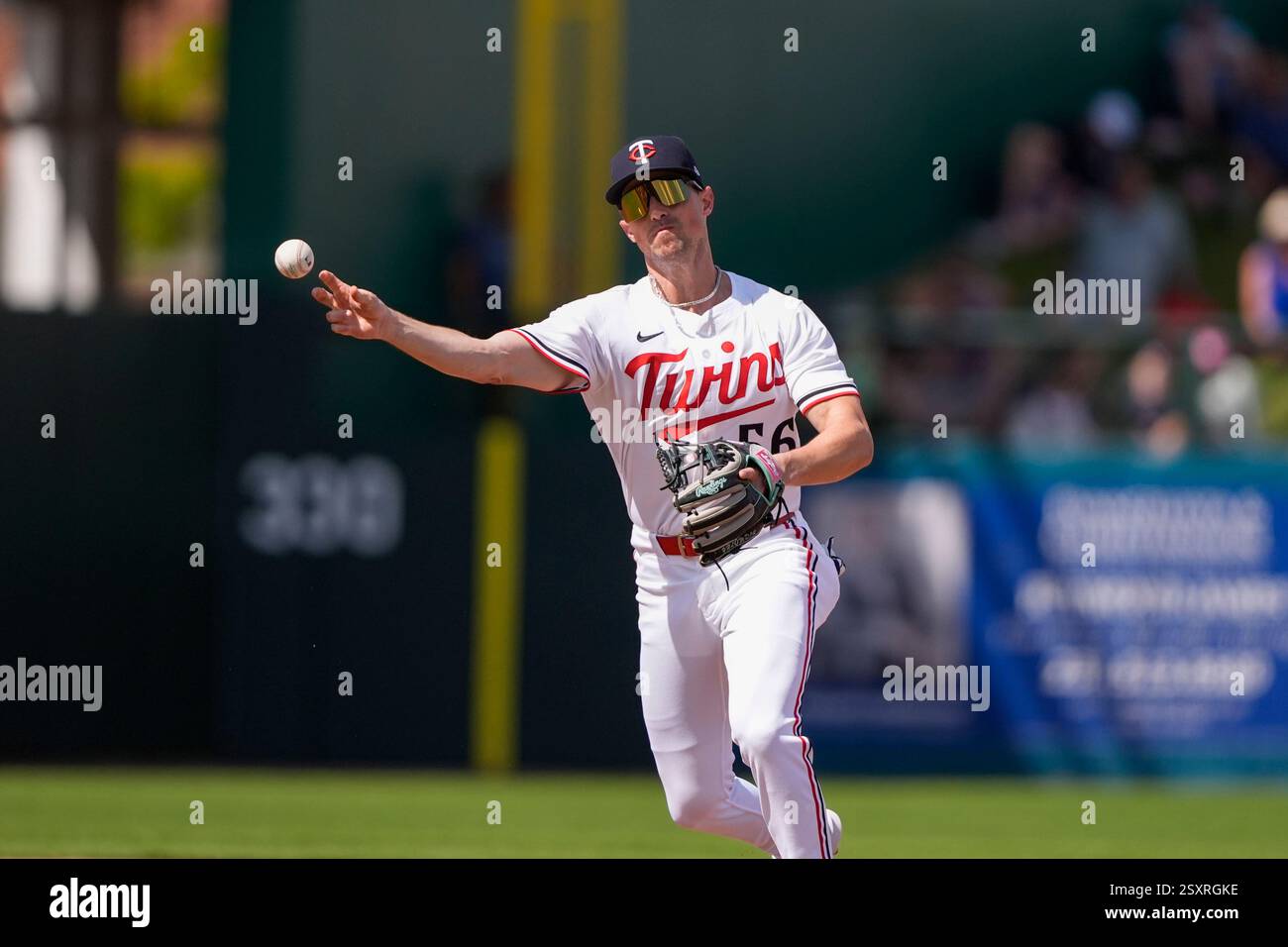 Minnesota Twins Armando Alvarez throws out New York Yankees Dominic ...