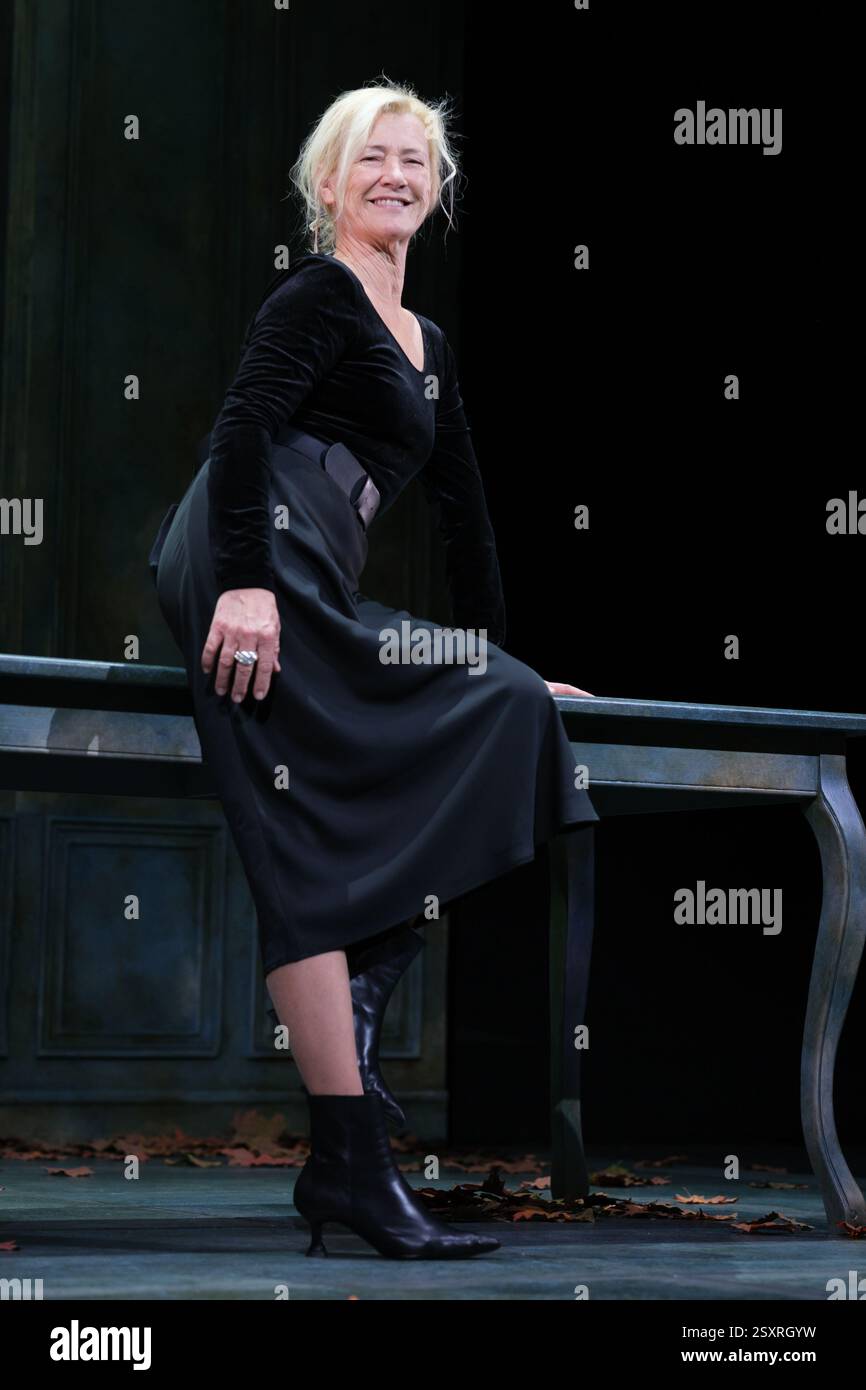 Ana Duato  during the Theatre play of 'La Musica ' at Teatro Infanta Isabel on February 25, 2025 in Madrid, Spain. Stock Photo