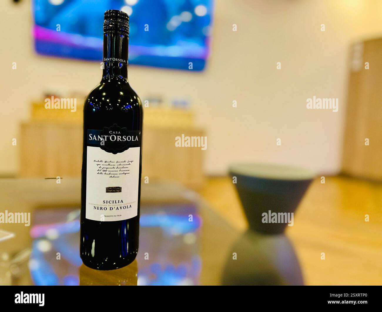 Red wine - Smartphone Captured Stock Image