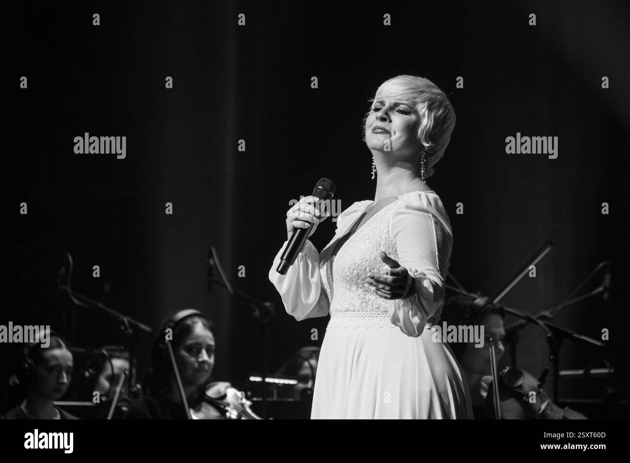 Pasion Vega performs in concert SONAREM 24 at Teatro Real on January 24, 2025 in Madrid, Spain. Featuring: Pasion Vega performs in concert SONAREM 24 at Teatro Real on January 24, 2025 in Madrid, Spain. Where: Madrid, Spain When: 25 Jan 2025 Credit: Oscar Gonzalez/WENN Stock Photo