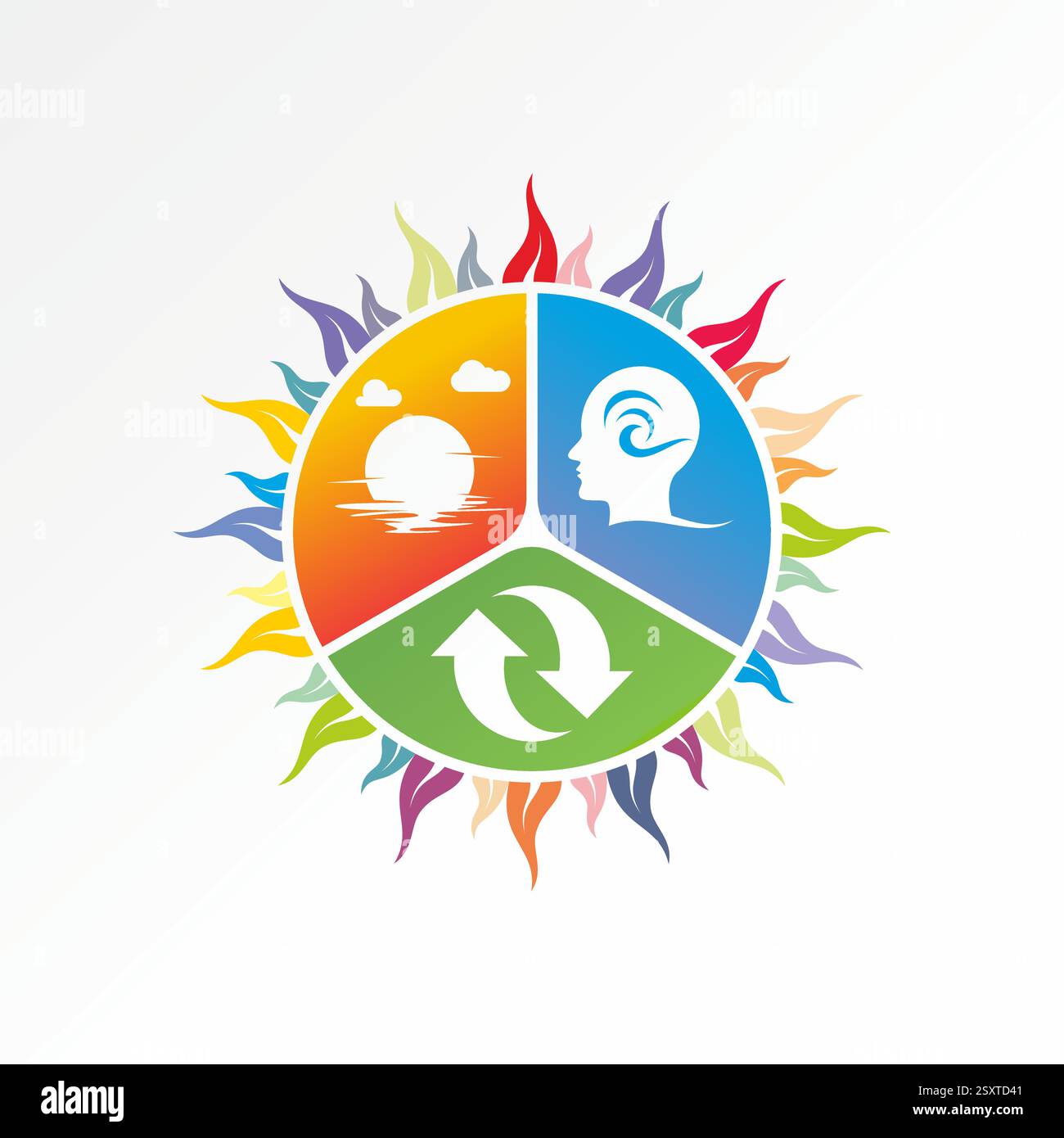 Logo design graphic concept creative premium vector stock image top ...