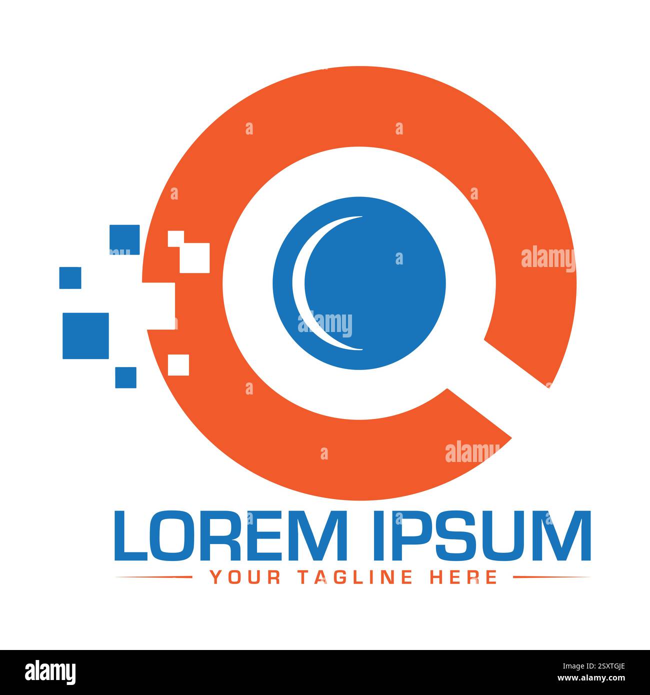 Tech Logo Design vector Stock Vector Image & Art - Alamy