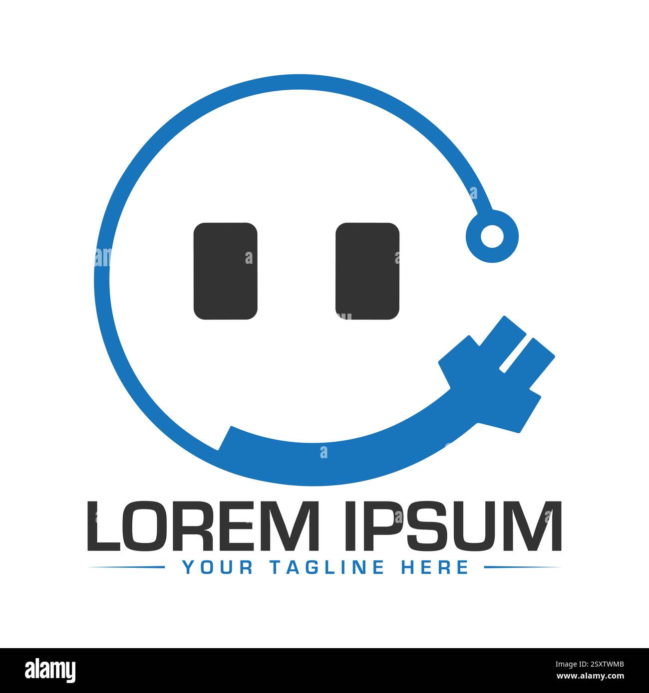 Tech Logo Design Vector, Cable Logo Design Stock Vector Image & Art - Alamy