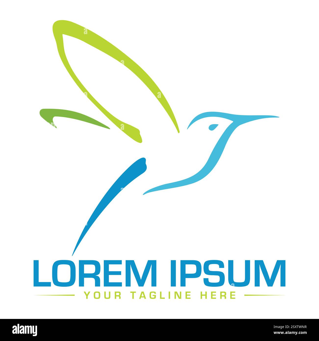Bird Logo Design Stock Vector