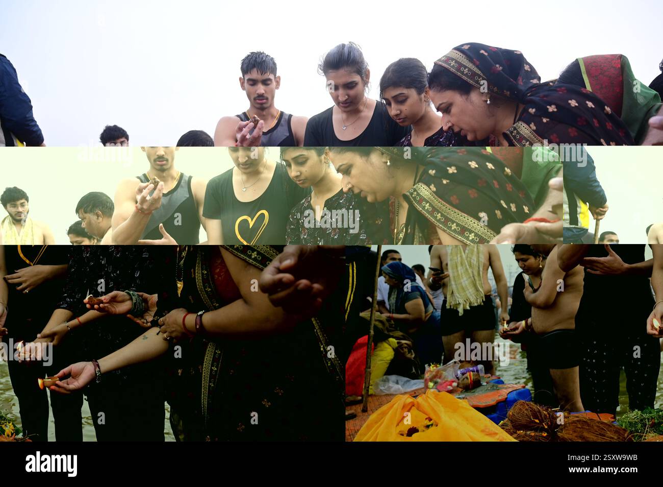 Prayagraj, Uttar Pradesh, India. 26th Feb, 2025. Prayagraj: Devotees ...