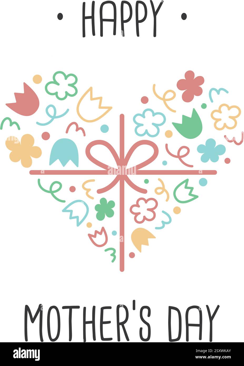 Happy Mothers Day vector illustration Stock Vector Image & Art - Alamy