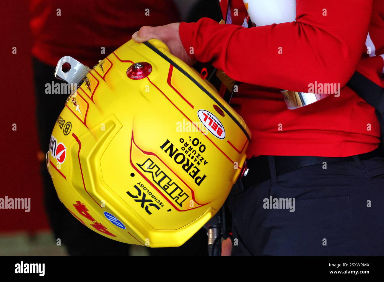 The helmet of Lewis Hamilton (GBR) Ferrari. 26.02.2025. Formula 1