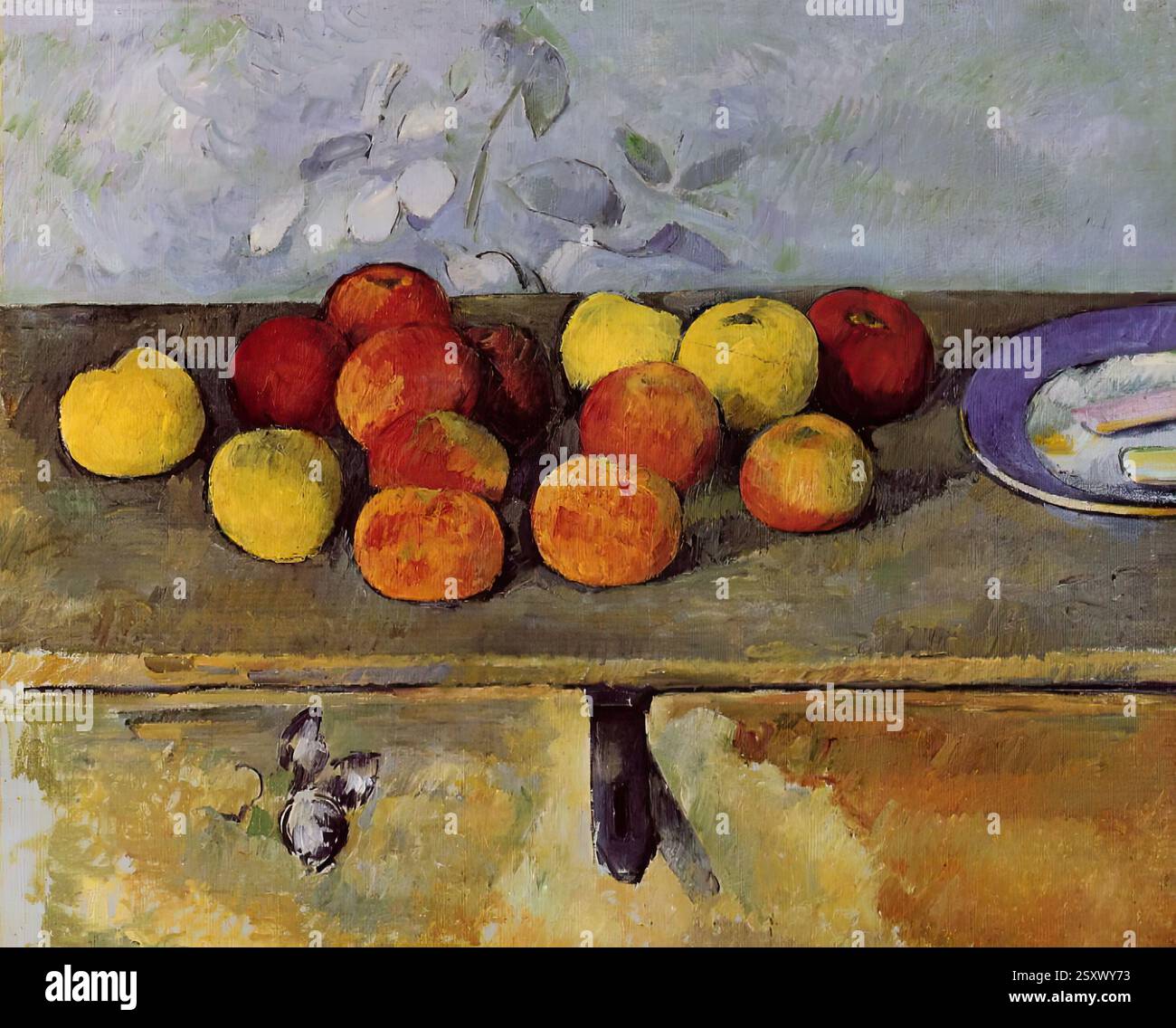Paul Cezanne painting - Apples still life Stock Photo - Alamy