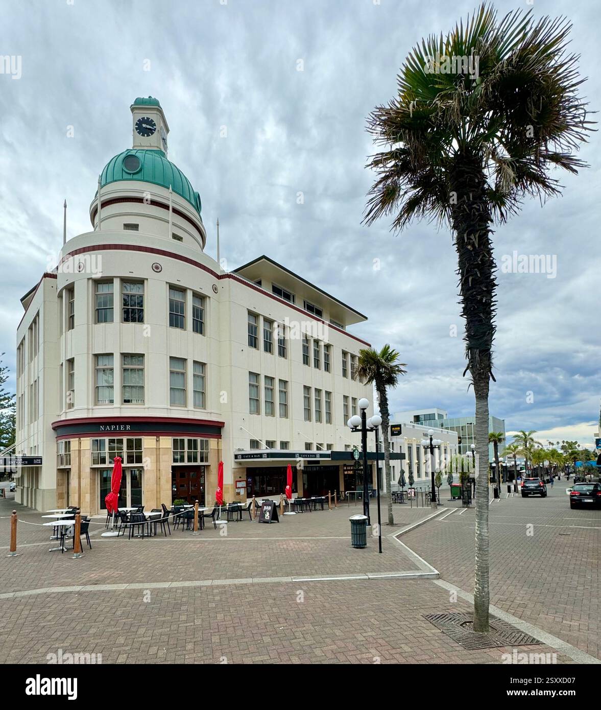 The Dome Hotel Napier Hawkes Bay New Zealand - Smartphone Captured Stock Image