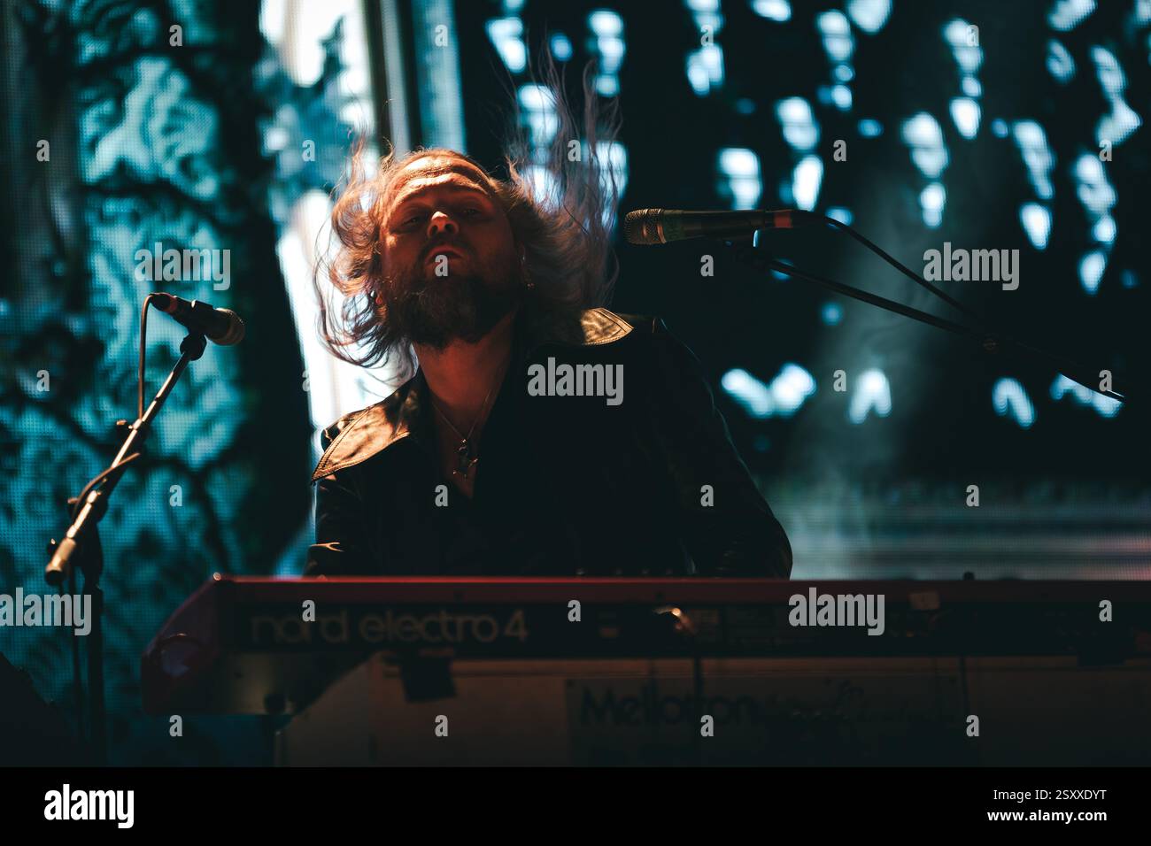 Joakim Svalberg performing with Opeth live at Bristol Beacon, February 25th 2025 Stock Photo