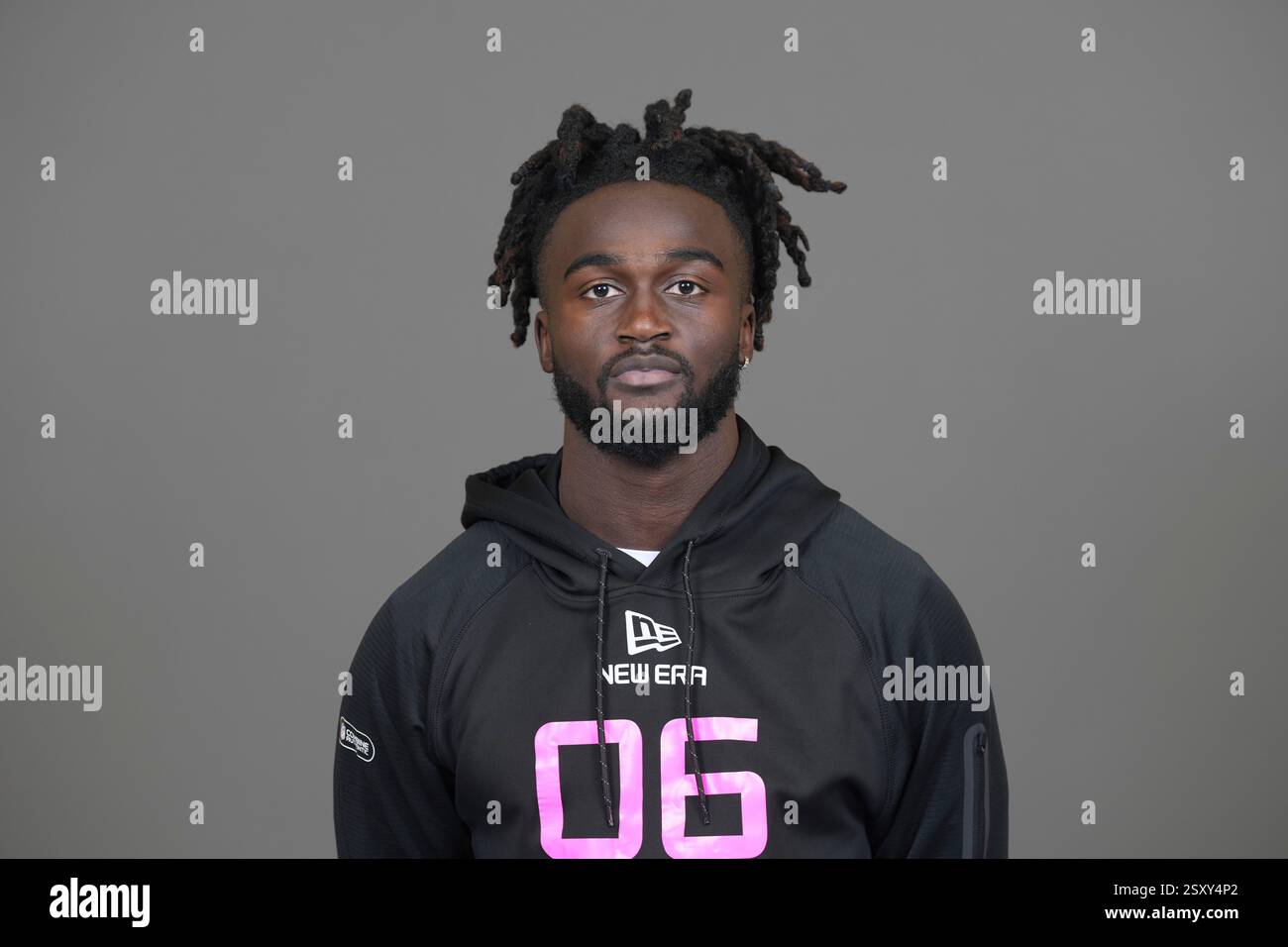 Ohio State defensive back Denzel Burke (DB06) poses for a portrait at ...