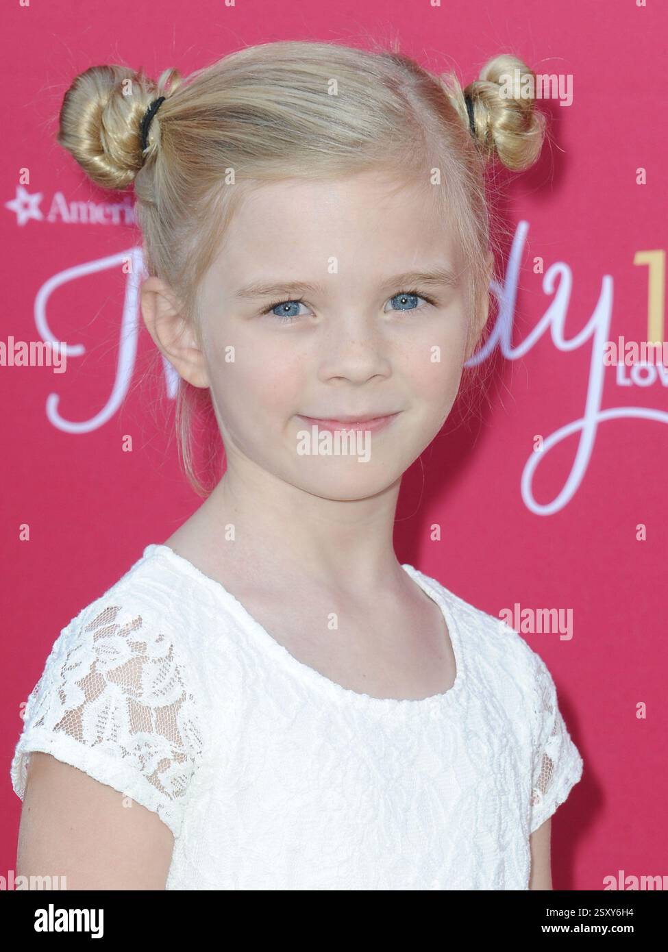 Noelle Parker arriving at the premiere of 'An American Girl Story ...