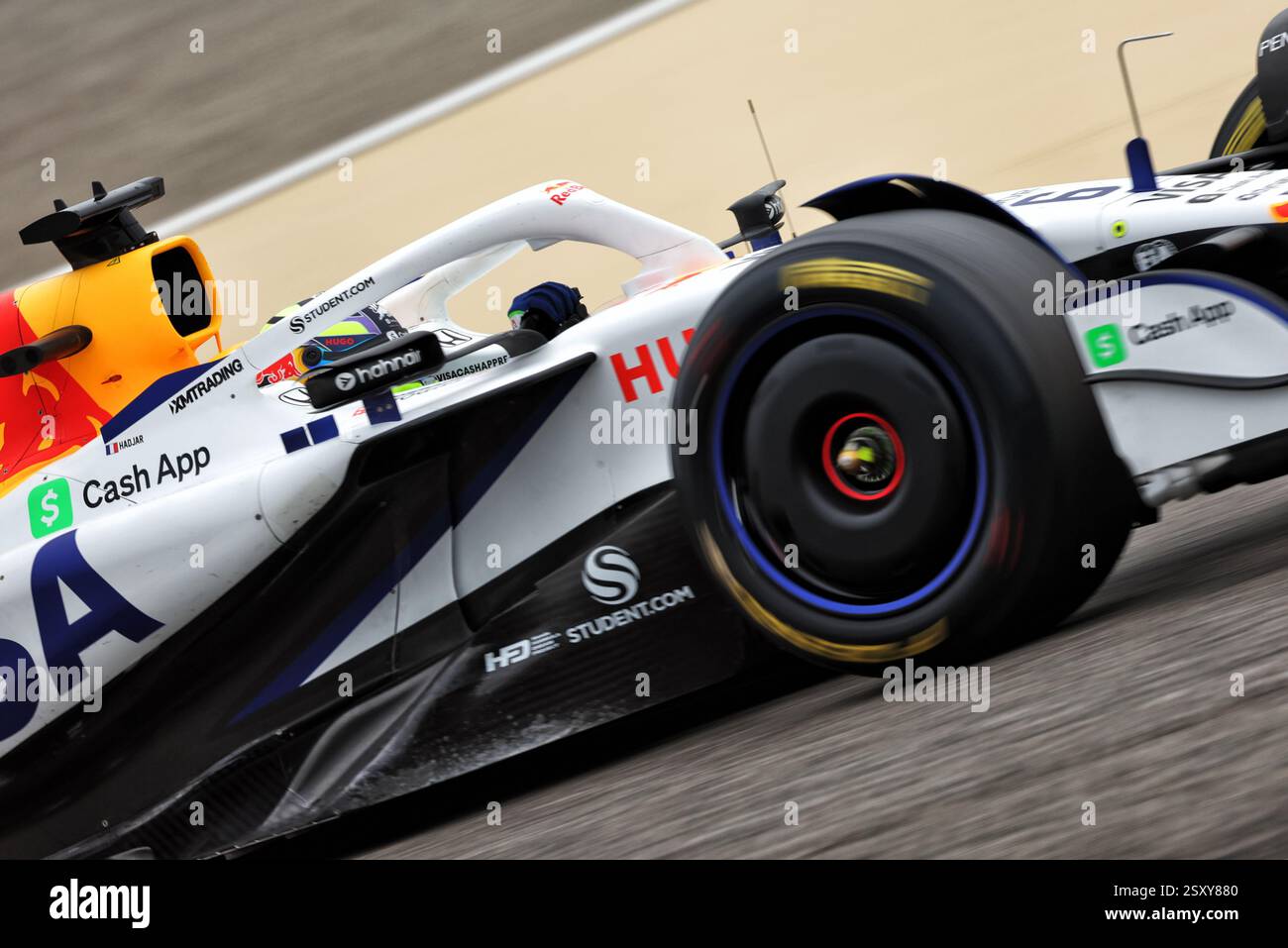 Vcarb Bahrain Testing Sakhir, Bahrain. 26th Feb, 2025. Isack Hadjar (FRA) Racing Bulls VCARB ...