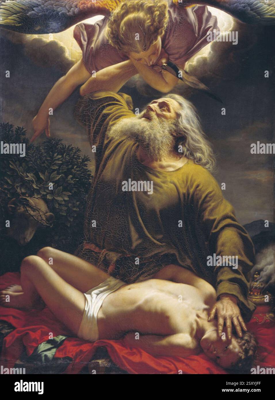 Abraham Sacrificing Isaac Oil On Canvas Gerhardt Wilhelm Von Reutern abraham-sacrificing-isaac-oil-on-canvas-gerhardt-wilhelm-von-reutern