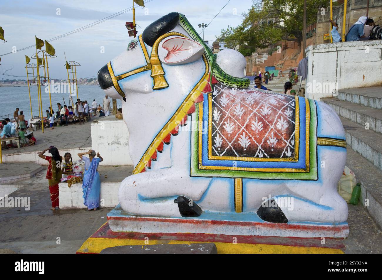 Gai ghat, varanasi, uttar pradesh, india, asia Stock Photo - Alamy