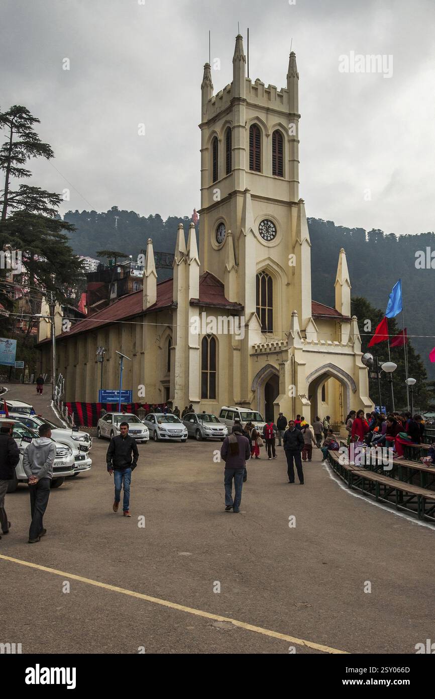 Shimla Ridge Church Christ church on ridge hi-res stock photography and images - Alamy
