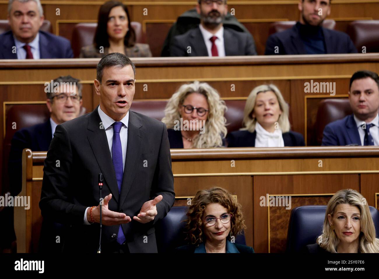 Madrid, Spanien. 26th Feb, 2025. Madrid, Spain; 02/26/2025.- Pedro ...