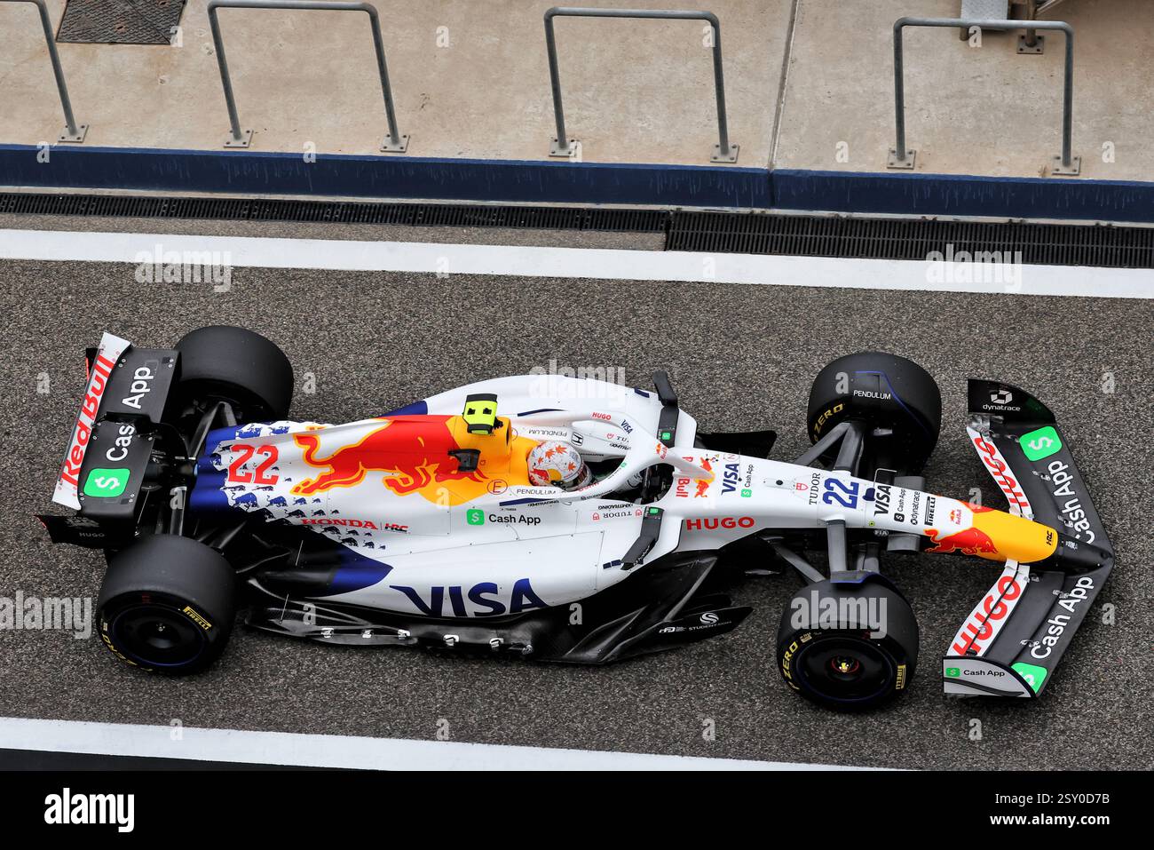 Vcarb Bahrain Testing Sakhir, Bahrain. 26th Feb, 2025. Yuki Tsunoda (JPN) Racing Bulls VCARB ...