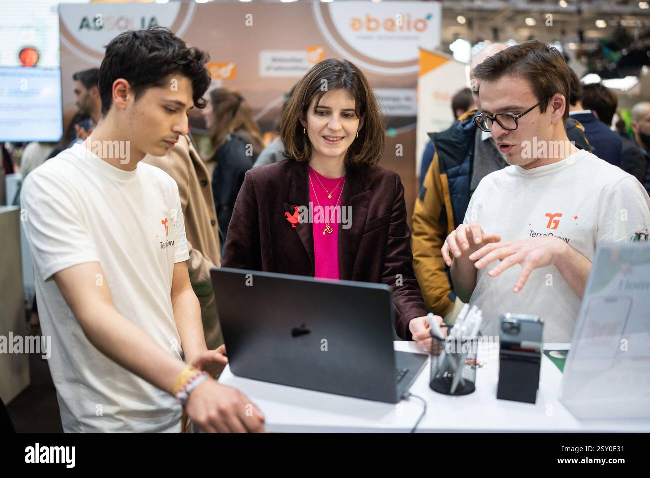 French Deputy Minister for Artificial Intelligence and Digital Clara Chappaz during the 2025