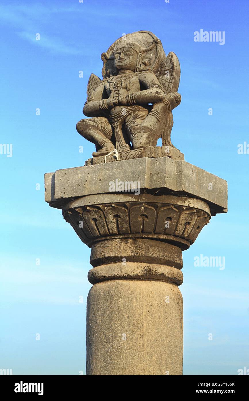 Pillar danteshwari temple, bastar, chhattisgarh, india, asia Stock Photo