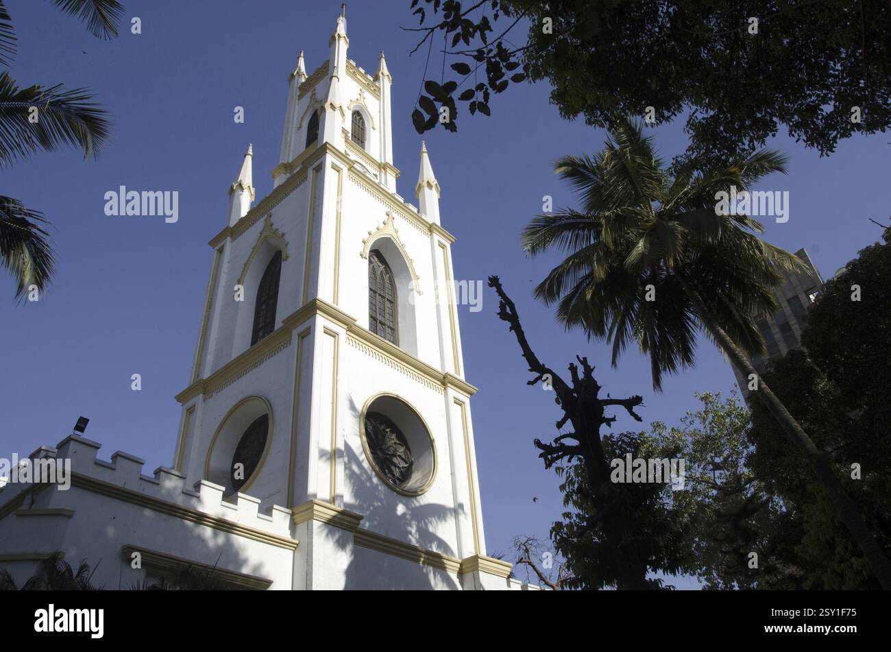 St Thomas Cathedral at Mumbai Maharashtra India Stock Photo
