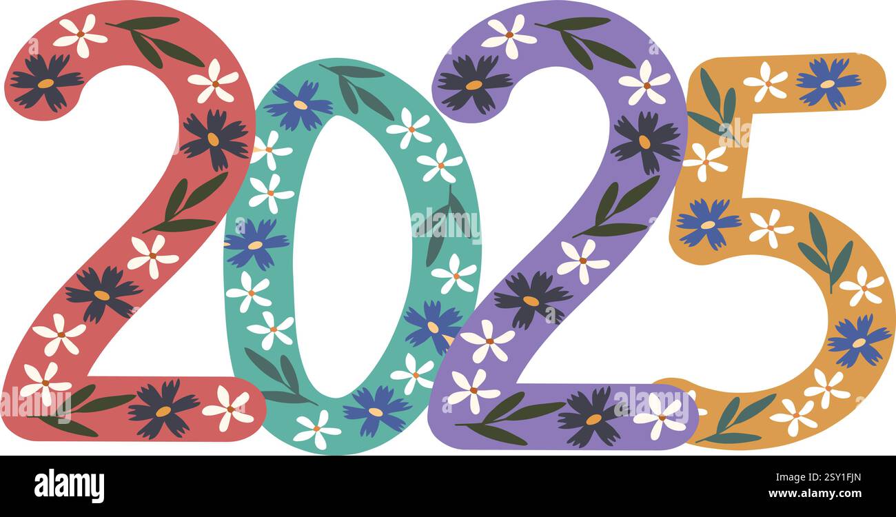 Dynamic 2025 date vector hi-res stock photography and images - Alamy