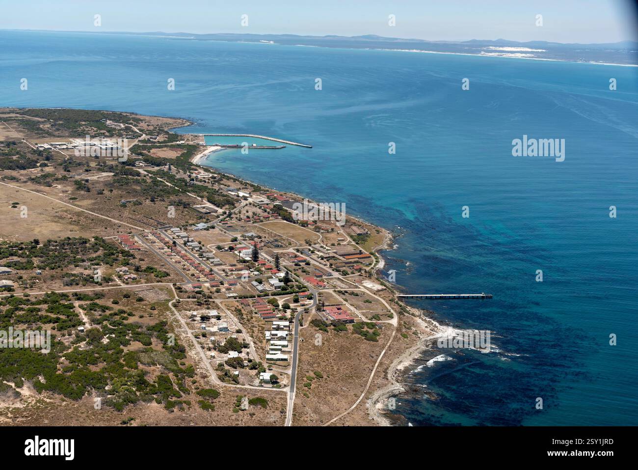 Cape Town South Africa, 25.12.2024. Northern tip of Robben Island ...