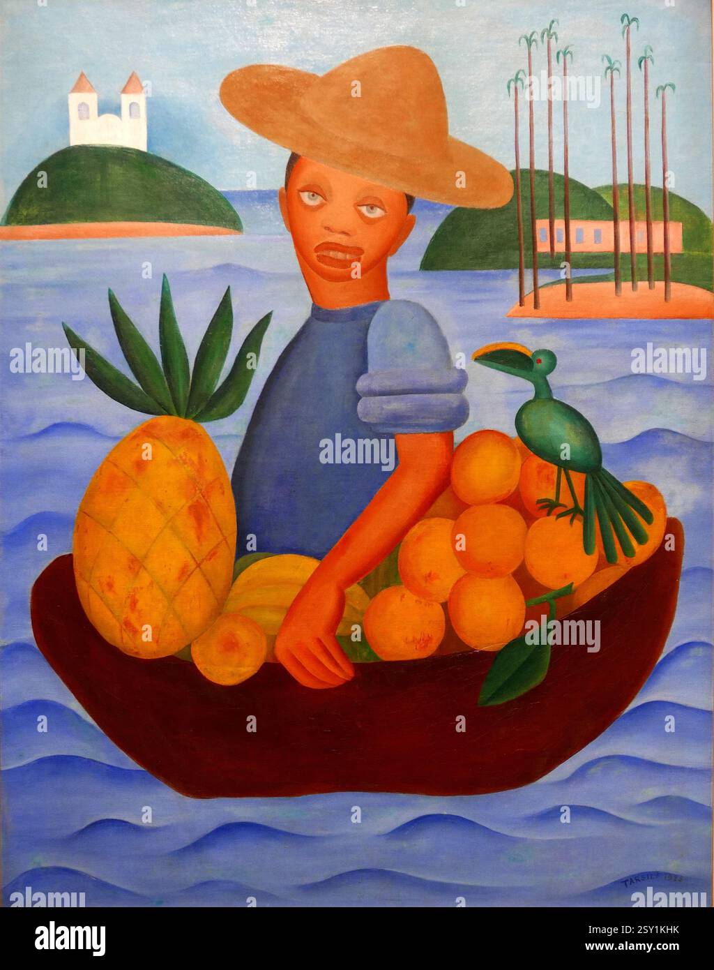 Tarsila do Amaral exhibition, Vendedor de fruitas, Luxembourg Museum ...