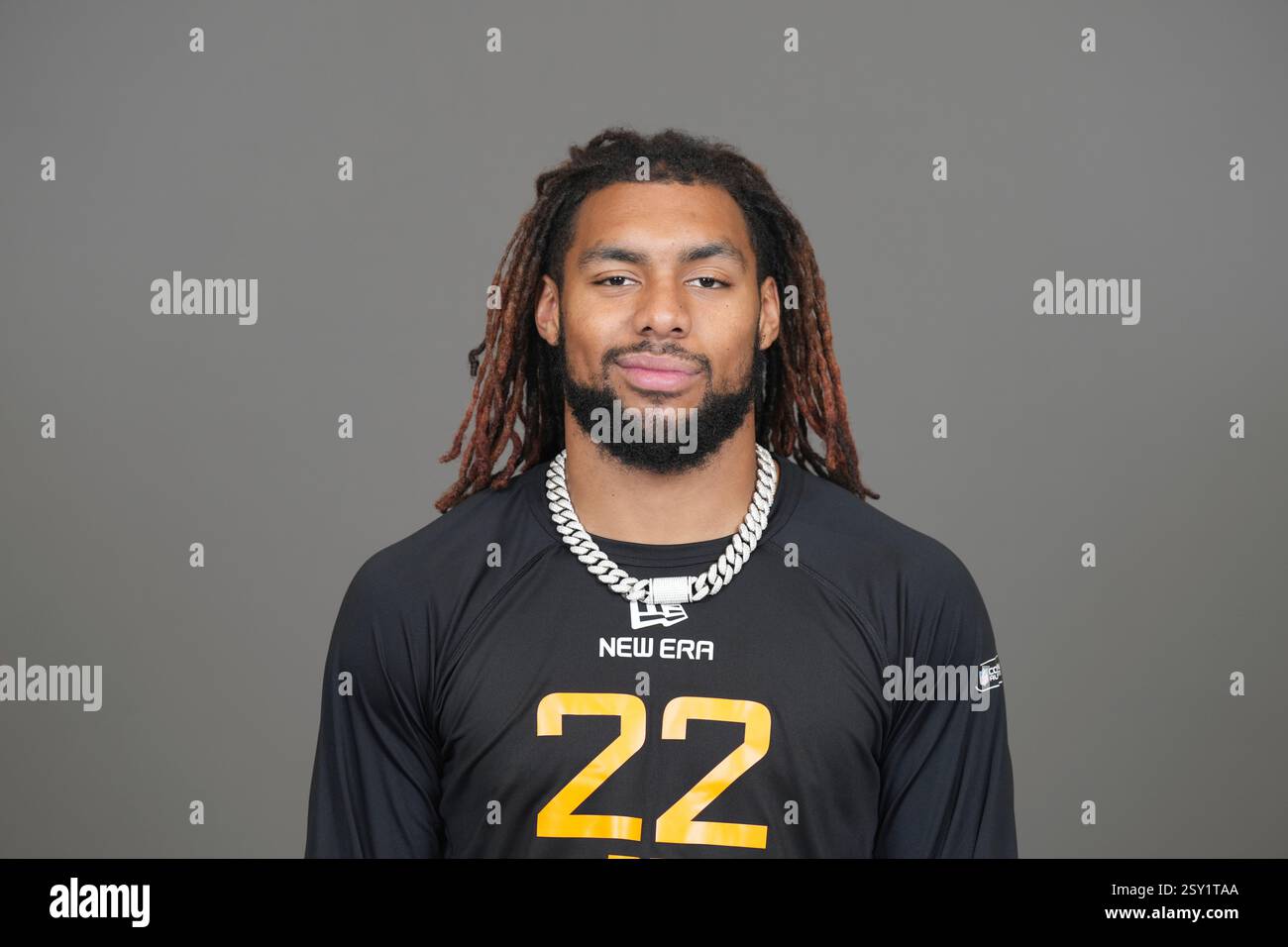 Miami running back Damien Martinez (RB22) poses for a portrait at the ...