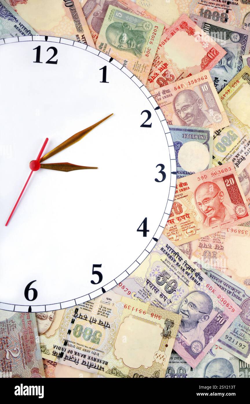 Time means money hi-res stock photography and images - Alamy