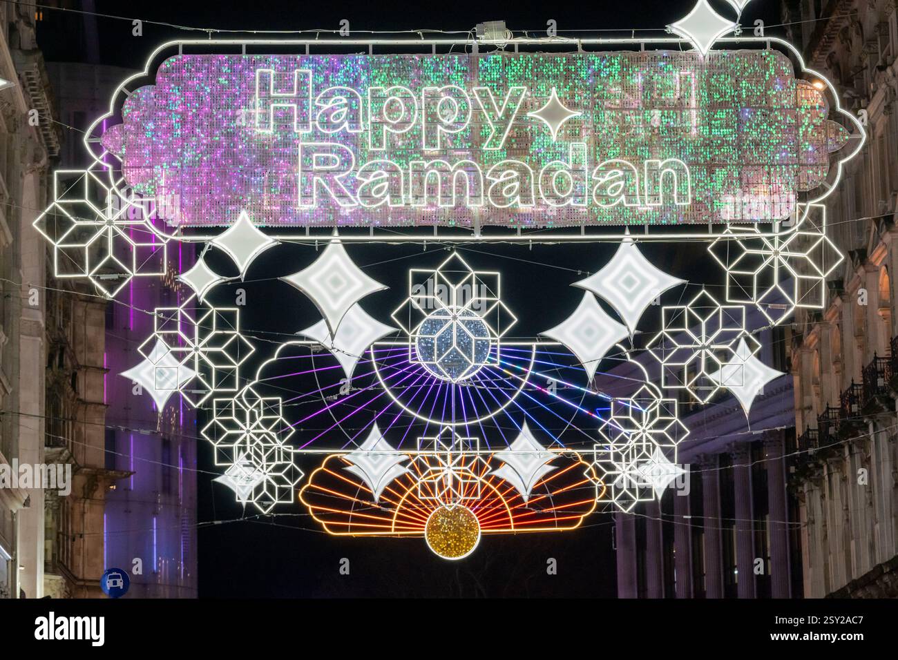 ramadan street lights london
