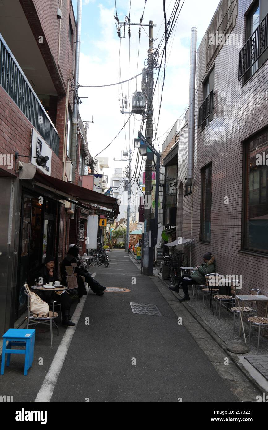 Shimokitazawa, Shimokita, a hip neighborhood of Tokyo Japan Stock Photo
