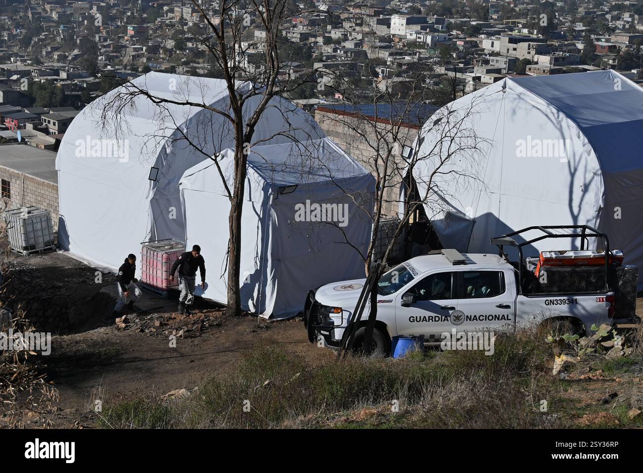 Tijuana, Baja California, Mexico. 26th Feb, 2025. The Mexican National