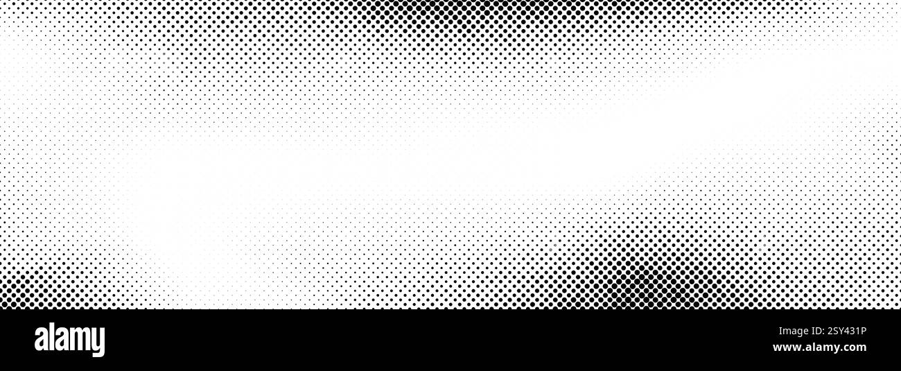 Dotted halftone texture background. Black and white pop art gradient ...