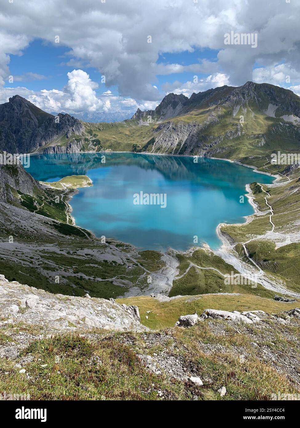 4-lakes trail Switzerland - Smartphone Captured Stock Image