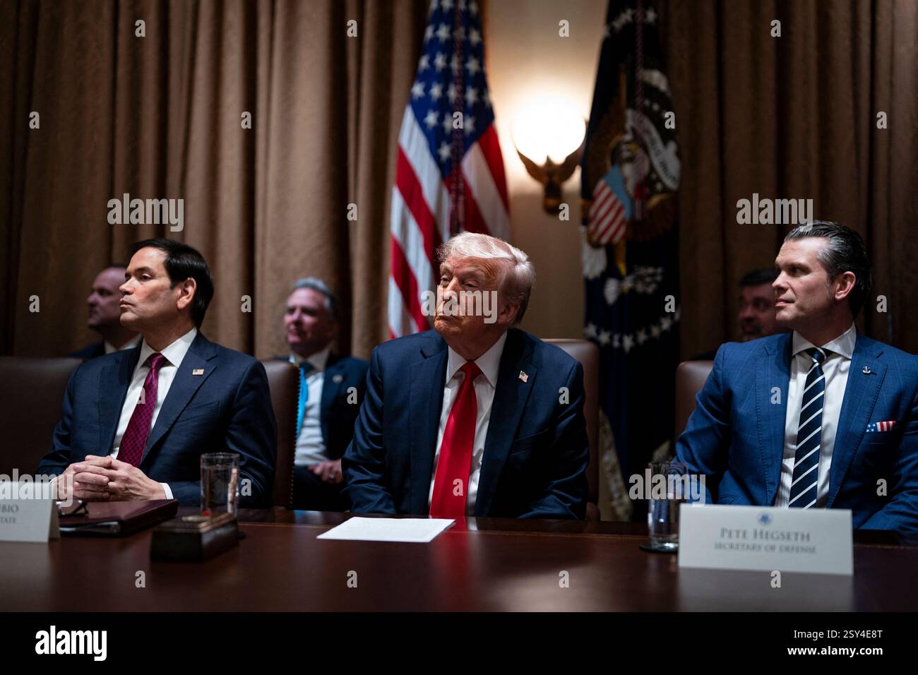 Trump white house pete hegseth 2025 hi-res stock photography and images ...