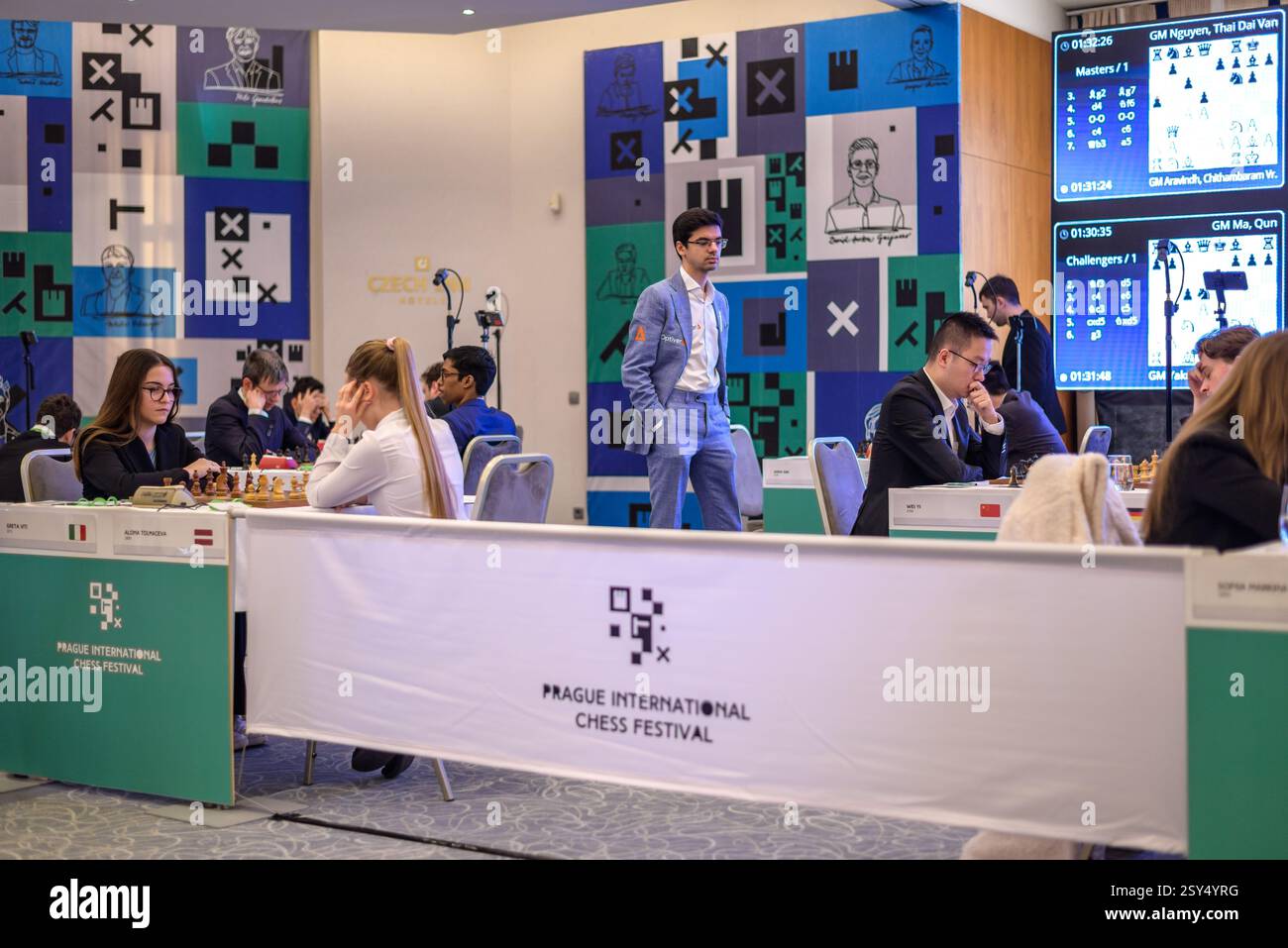 Prague International Chess Festival 2025 Masters tournament in Prague