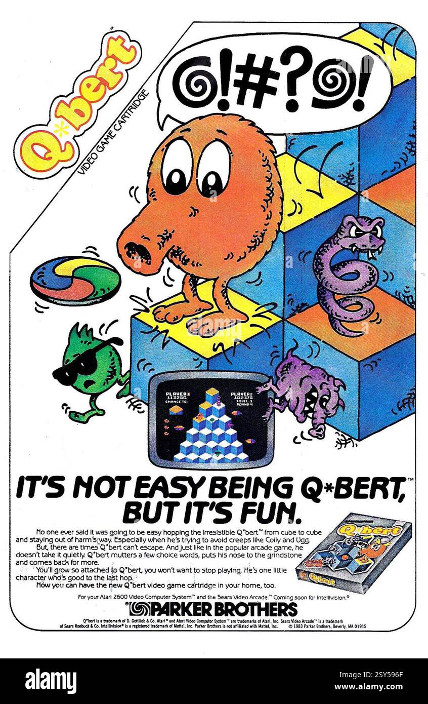 Q bert hi-res stock photography and images - Alamy