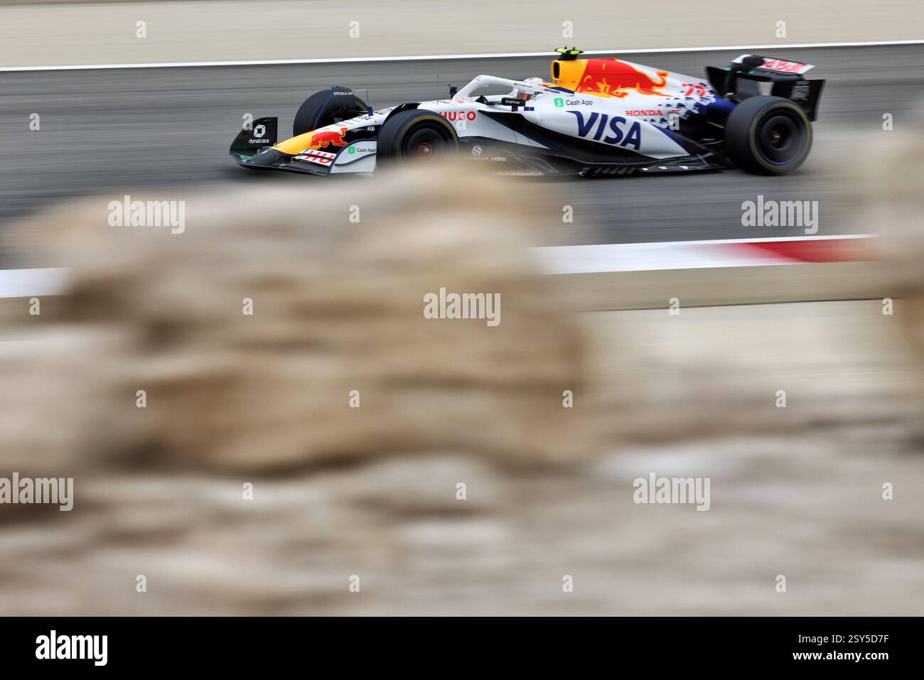 Vcarb Bahrain Testing Sakhir, Bahrain. 27th Feb, 2025. Yuki Tsunoda (JPN) Racing Bulls VCARB ...