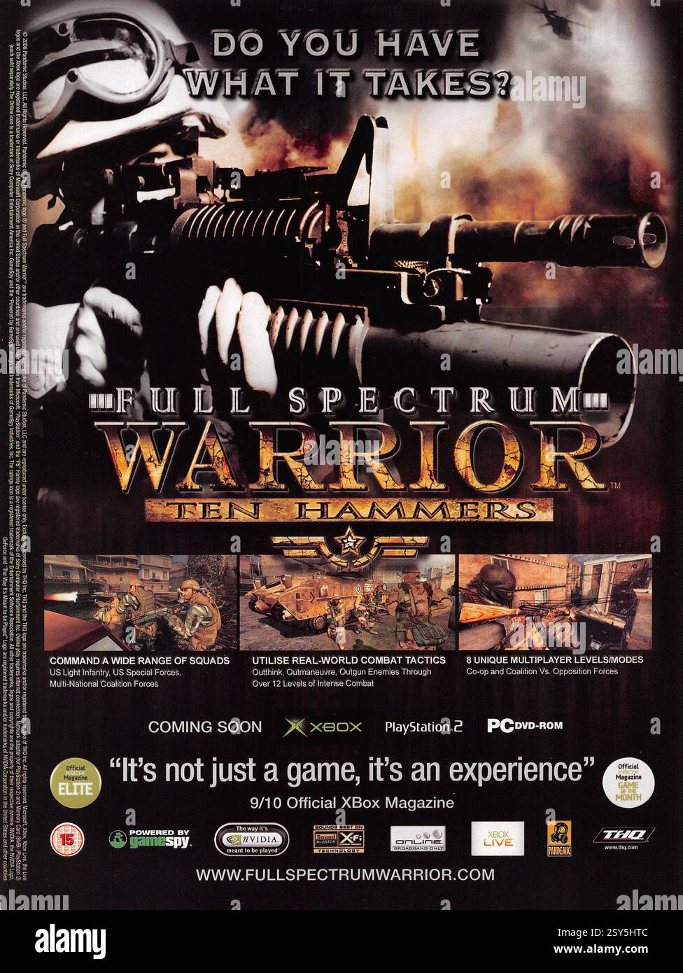 Full Spectrum Warrior Ten Hammers - Sony Playstation 2 PS2 Full Spectrum Warrior Ten Hammers - Sony Playstation 2 PS2