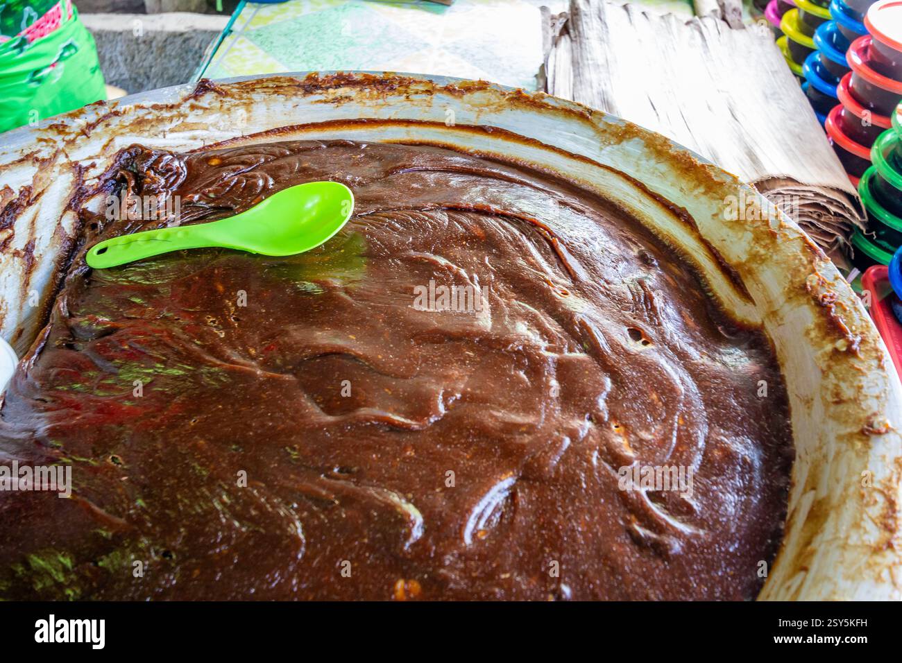 Dudol Rice Traditional dodol making, a type of traditional rice cake in Lanao del ...