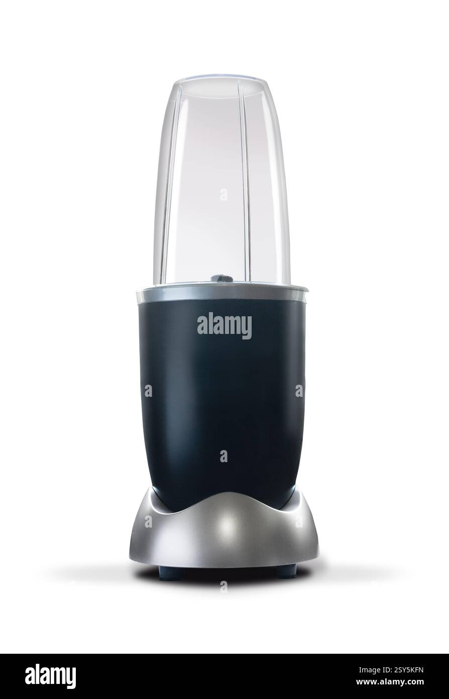 Compact blender isolated on white background Stock Photo