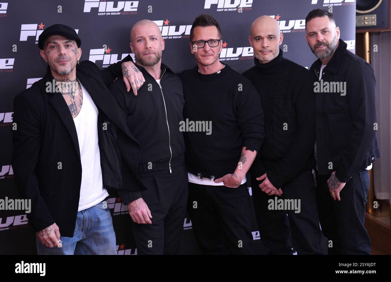  left to right abz love jason j brown ritchie neville sean conlon