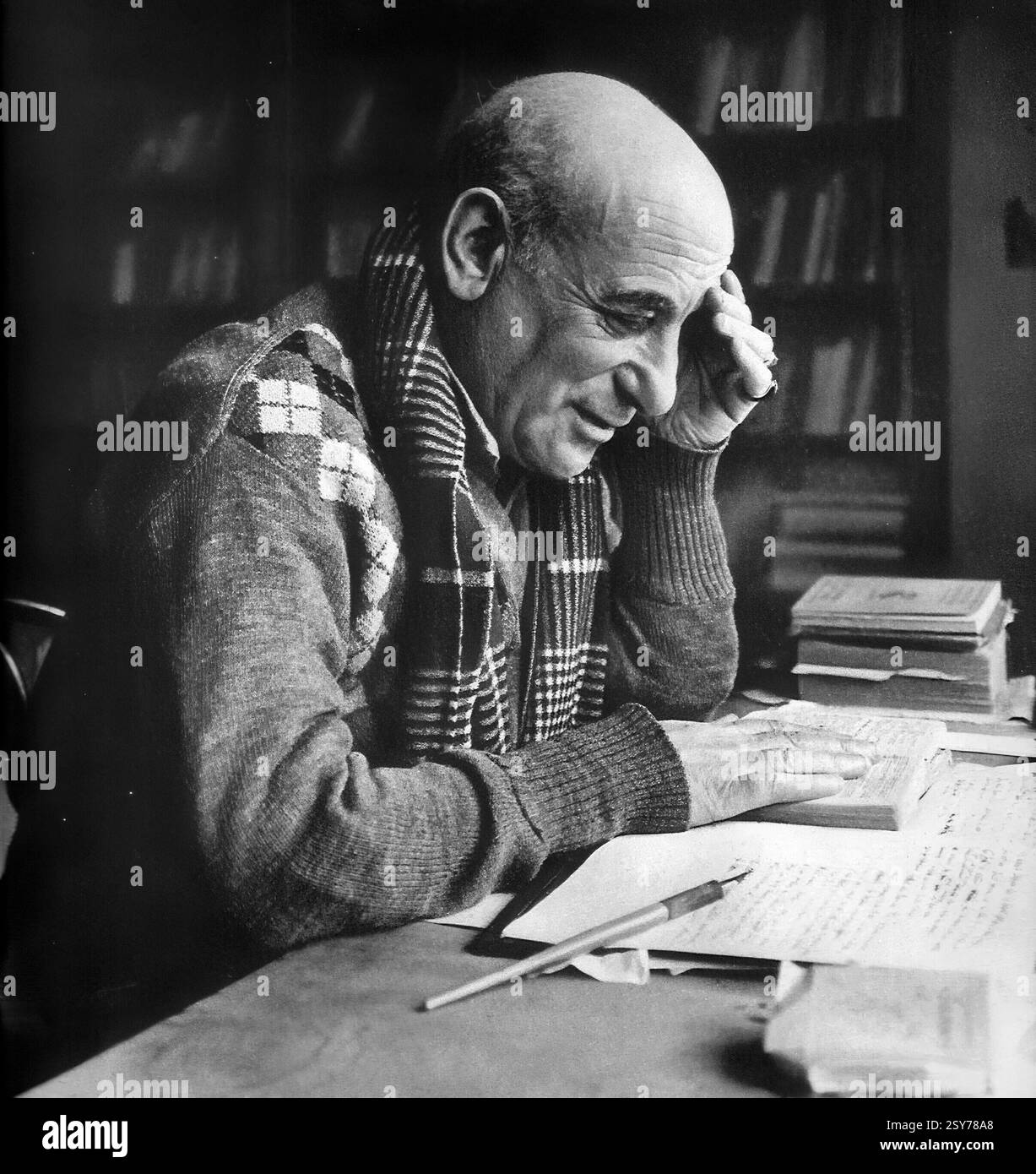 Max Jacob by Georges Meguerditchian. Stock Photo