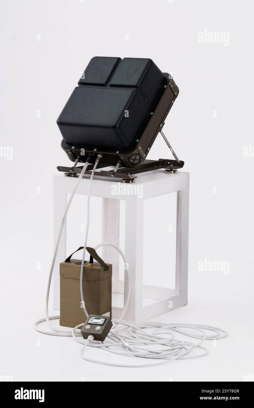 Advanced Electronic Warfare Signal Disruption System on Display Stock ...