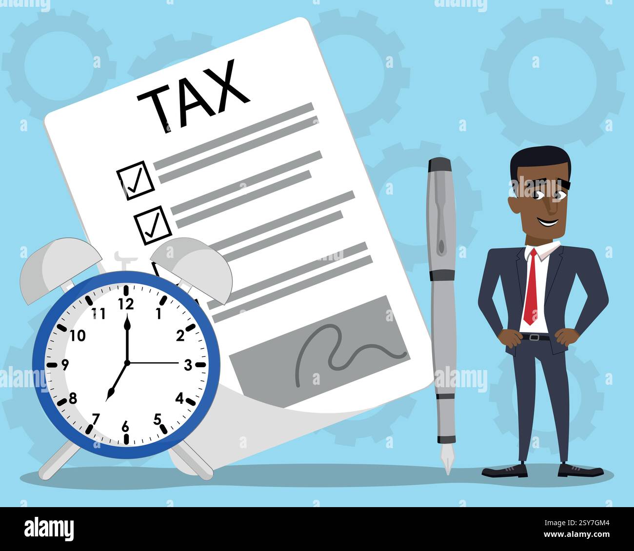 April calculate Stock Vector Images - Alamy